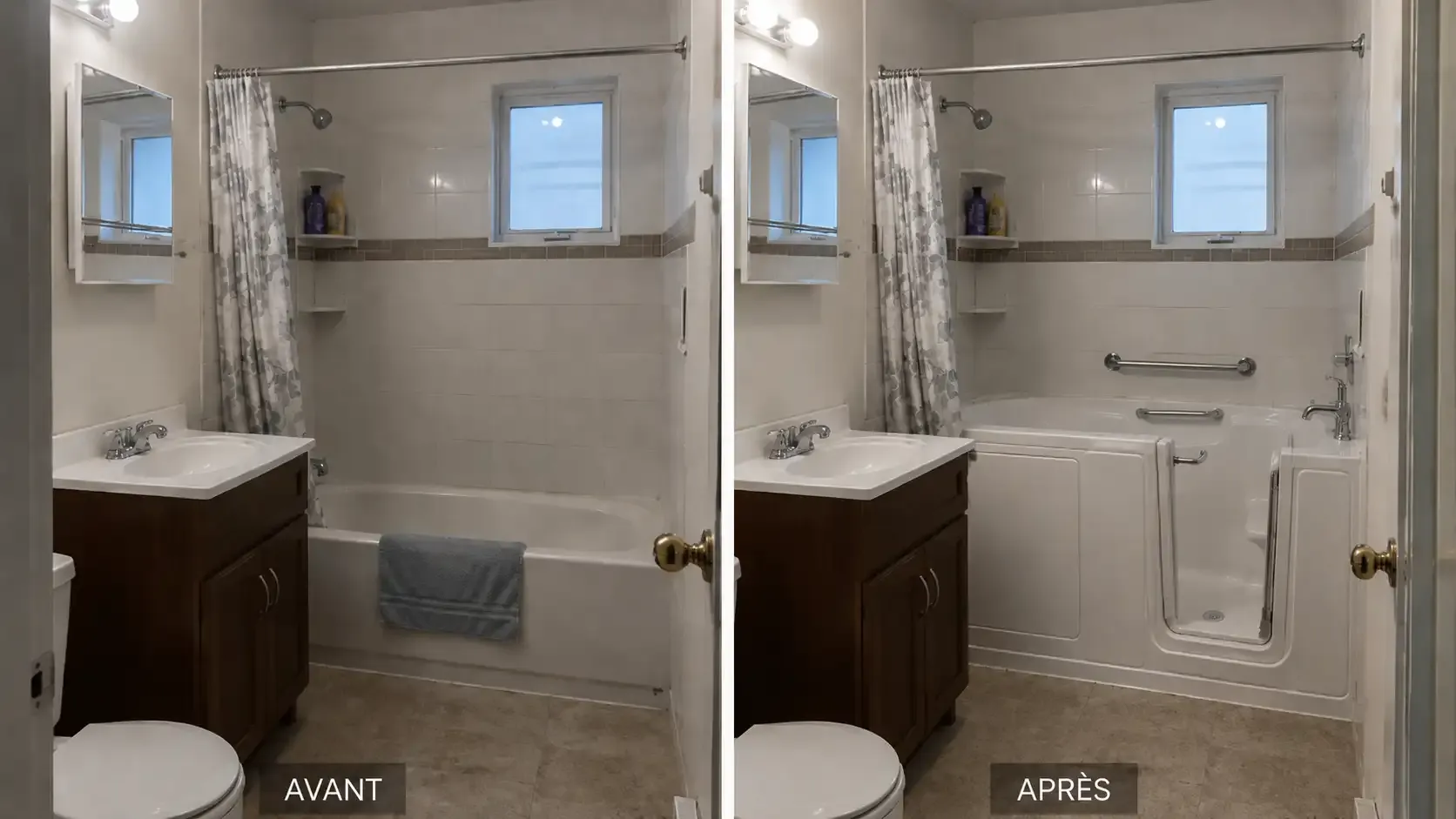 Image installateur douche senior 2 pour un handicap digne