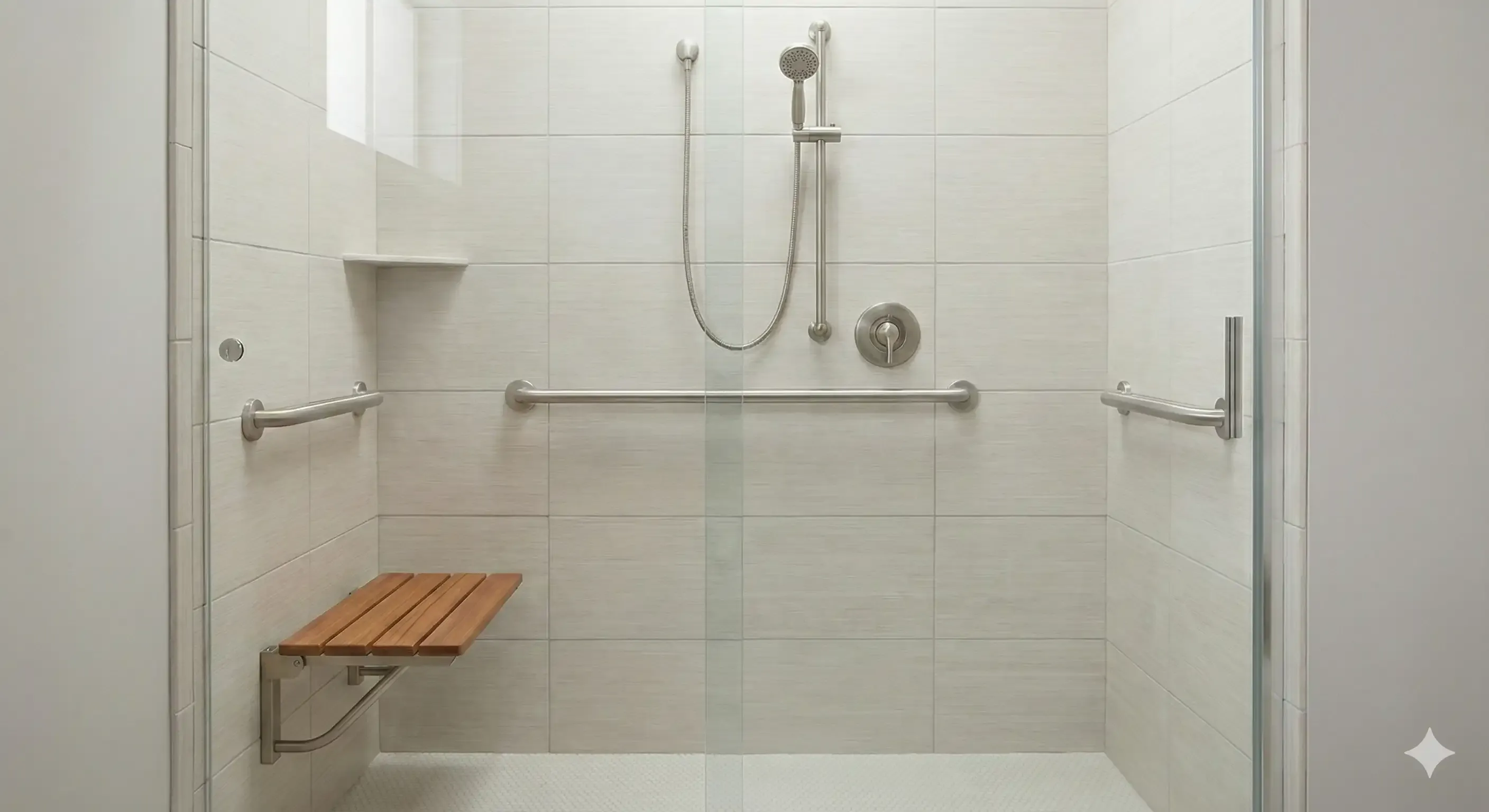 Image installateur douche senior 4 pour un handicap digne